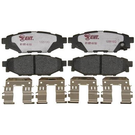 RM BRAKES RM Brakes EHT1114H Semi-Metallic Brake Pad Set With Hardware R53-EHT1114H